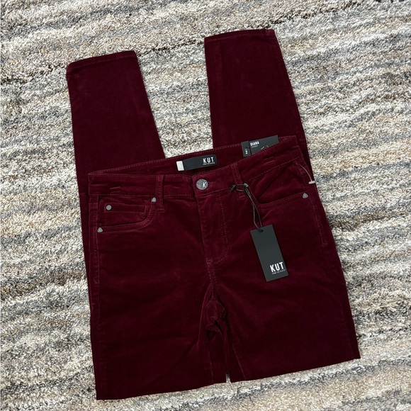 KUT From The Kloth Diana Skinny Jeans Sz 2 | KUT Diana Corduroy Skinny Jeans NWT - Picture 5 of 15